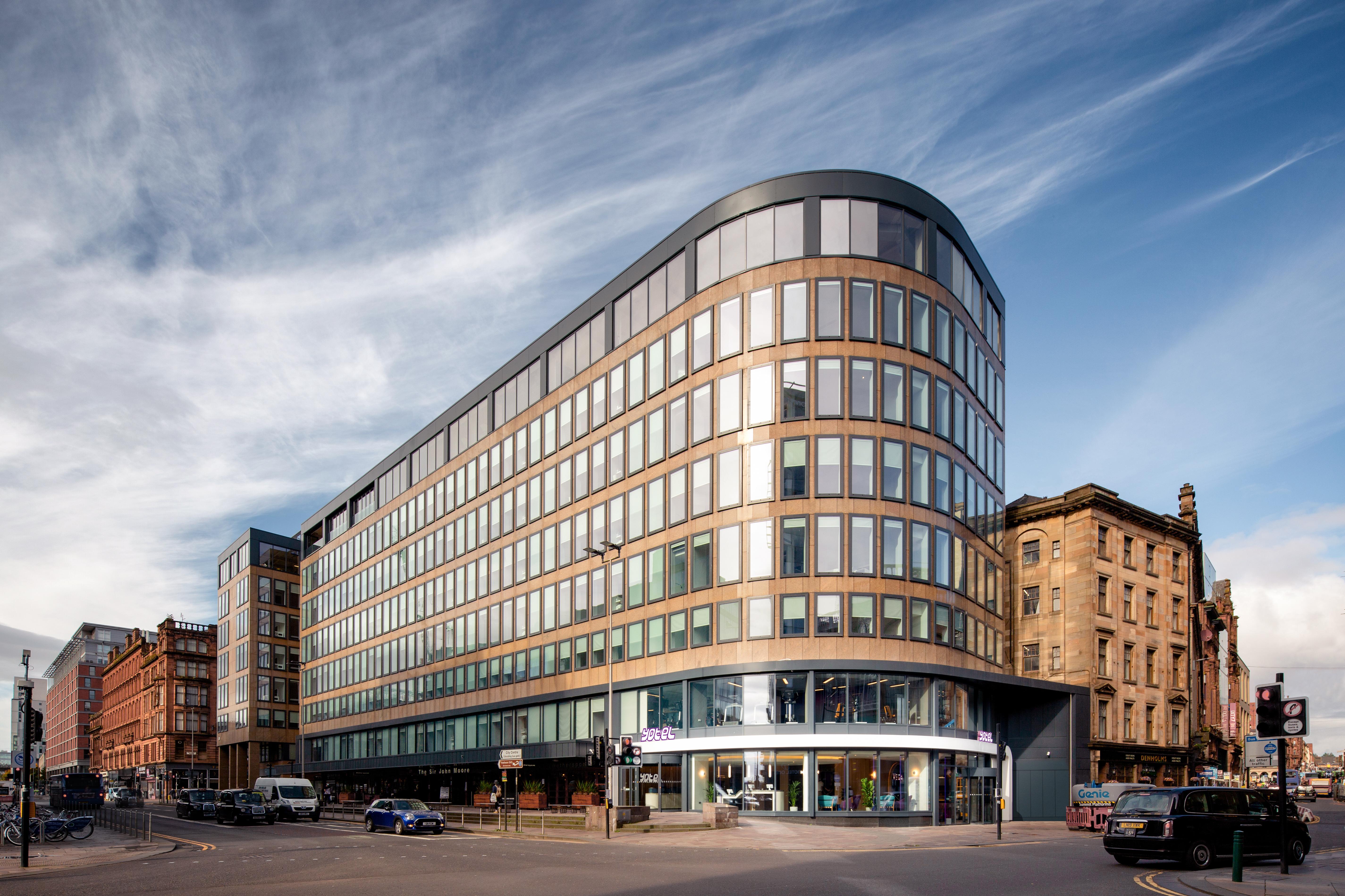 Yotel Glasgow Exterior photo The building in 2017